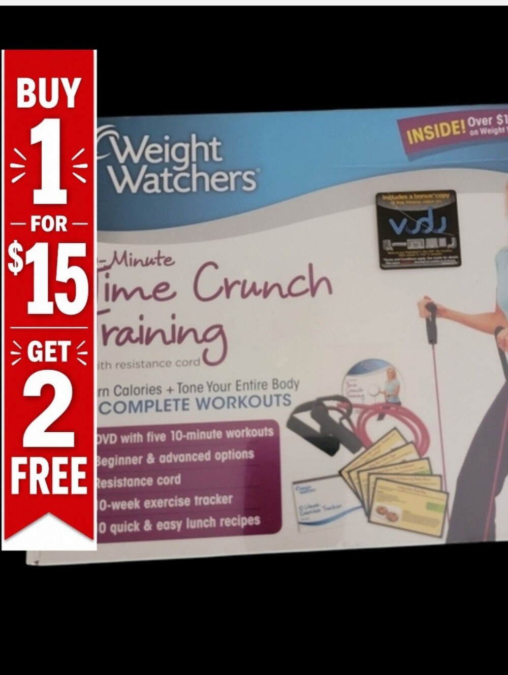 Weight Watchers 10 Minute‎ Time Crunch Training 5 Workouts DVD Brand New